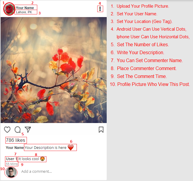 how to generate fake instagram post - fake instagram post generator 2018