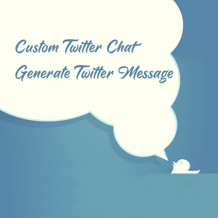 How to generate fake twitter chat and DMs?